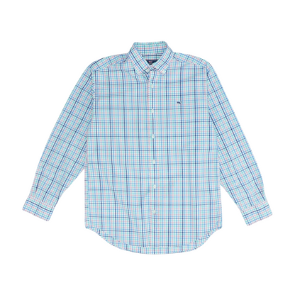 Multi Plaid Long Sleeve Button Down