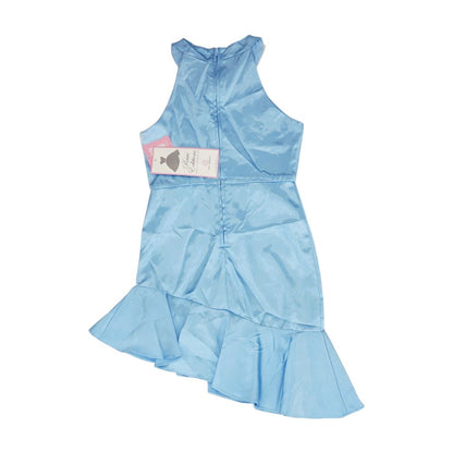 Blue Solid Dress