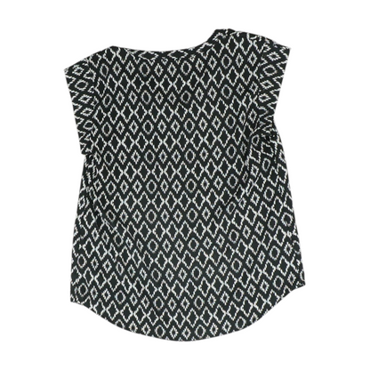 Black Print Blouse