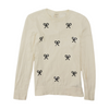 Ivory Graphic Pullover Sweater