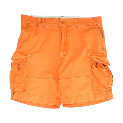 Orange Cargo Shorts