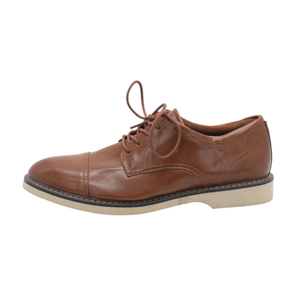 Alfani Brown Lace-Up Dress Shoes – Image 1