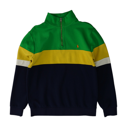 Multi Color Block 1/4 Zip Pullover