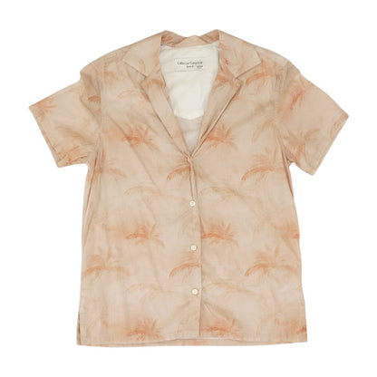 Mauve Graphic Button Down