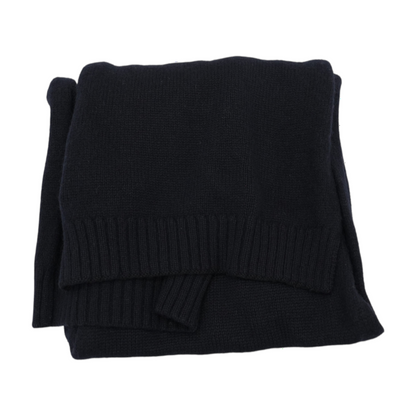Black Cashmere Blend Scarf