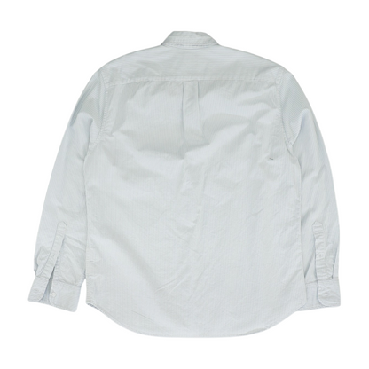 Blue Striped Long Sleeve Button Down