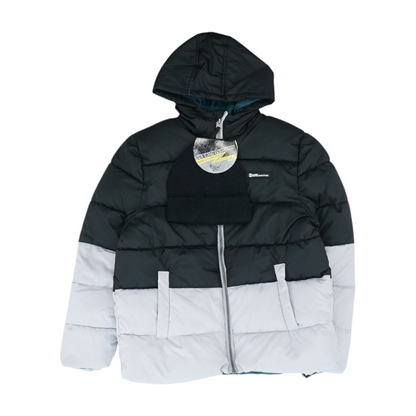 Black Color Block Jacket