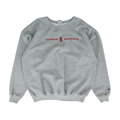 Gray Stanford University Cardinal Solid Sweatshirt Pullover