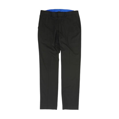 Black Solid Dress Pants