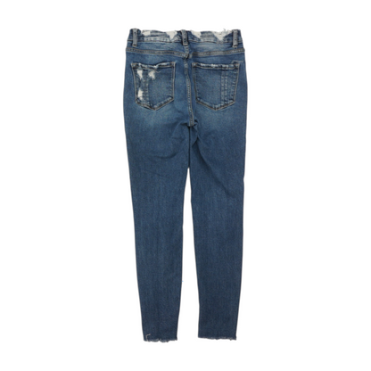 Blue Tapered Jeans