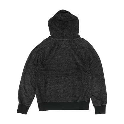 Black Solid Hoodie Pullover
