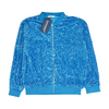 Blue Solid Active Jacket