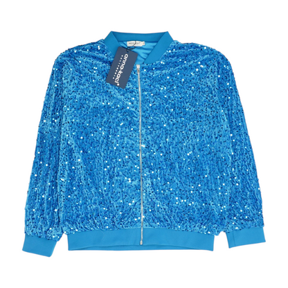 Blue Solid Active Jacket