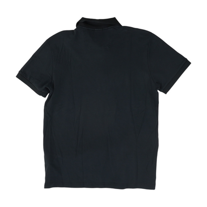 Navy Solid Short Sleeve Polo