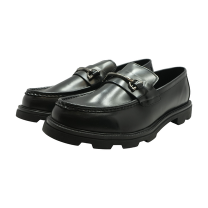 Black Slip-On Dress Shoes