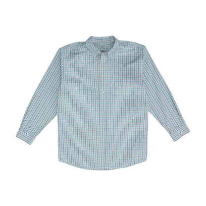 Multi Plaid Long Sleeve Button Down