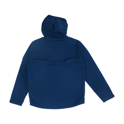 Navy Solid Rain Jacket