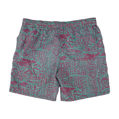 Blue Abstract Swim Bottom