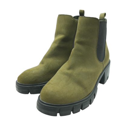 Olive Ankle Boots