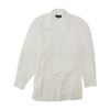 White Solid Long Sleeve Button Down