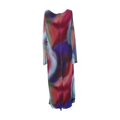 Multi Tie-Dye Midi Dress