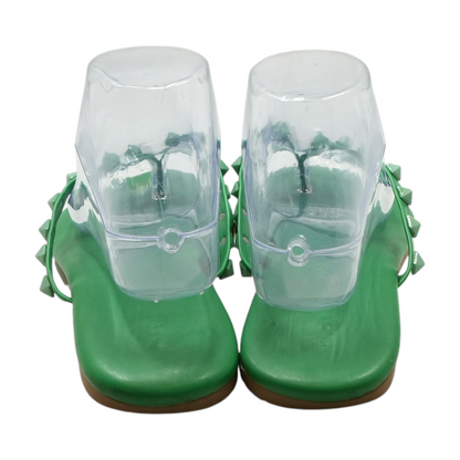 Green Flip-Flop Sandals