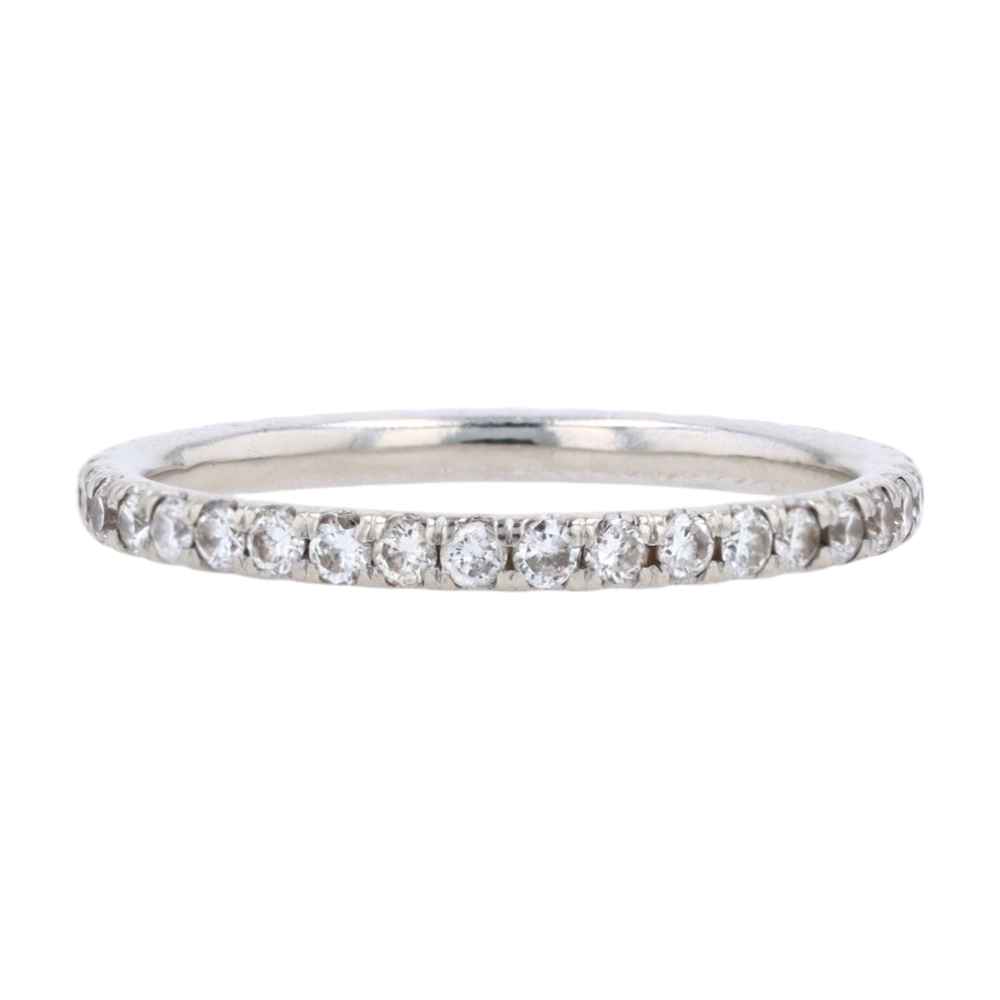 3/4 ctw 14K White Gold Diamond Band