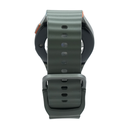 40mm Forerunner 55 Silver Smartwatch Green Band Small
