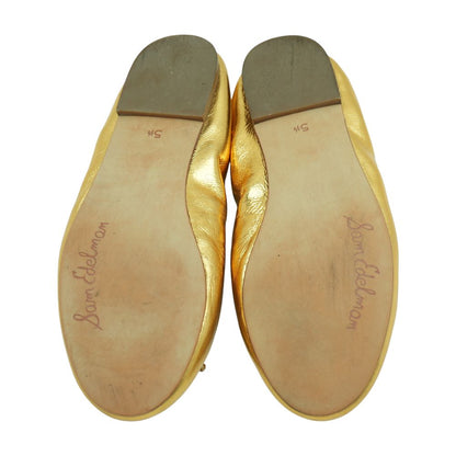 Gold Ballet Flats