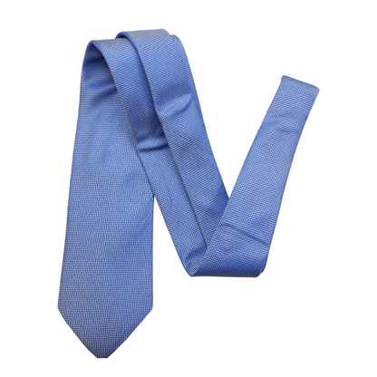 Blue Geometric Neck Tie