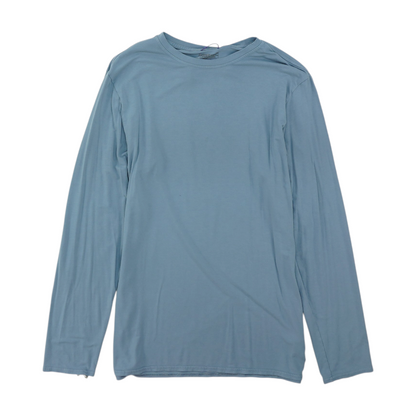 Blue Solid Active T-Shirt