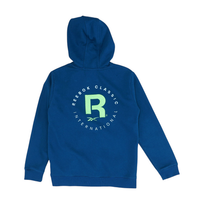 Teal Graphic Hoodie Pullover