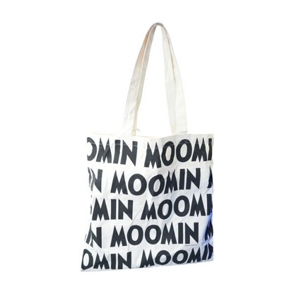Beige Print Tote Bag