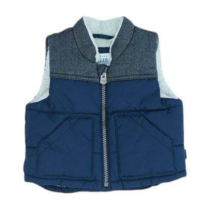 Navy Color Block Active Vest