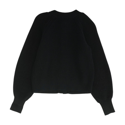 Black Cardigan Sweater