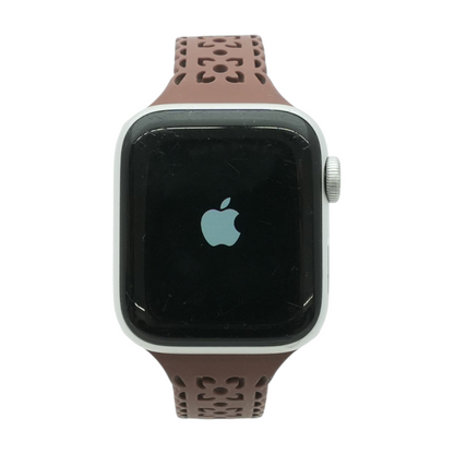 40mm Series SE Silver Smartwatch Brown Band S/M