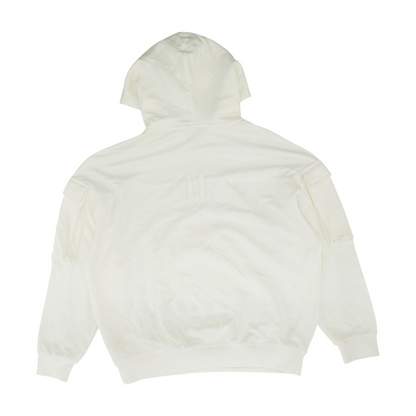 Ivory Solid Hoodie Pullover