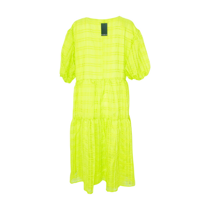 Neon Green Midi Dress