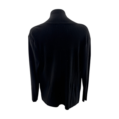 Black Cardigan Sweater