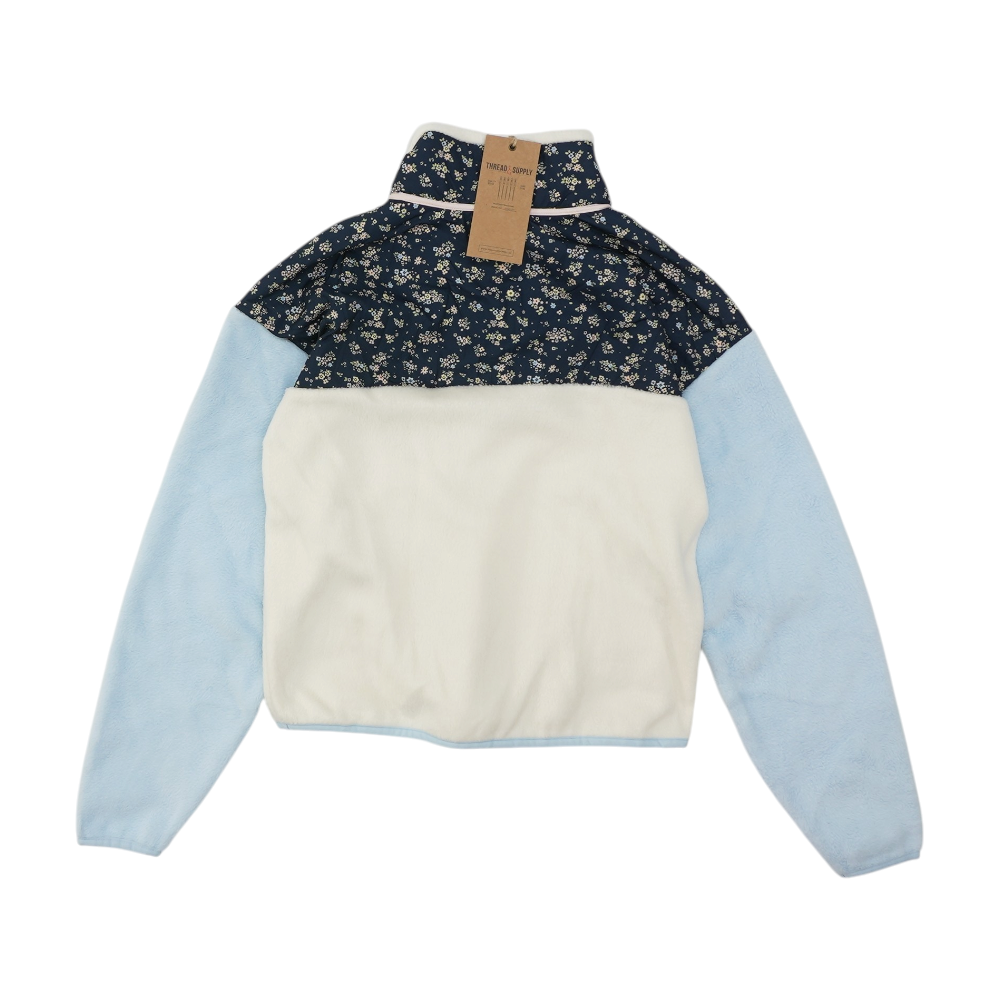 Multi Color Block Fleece Pullover