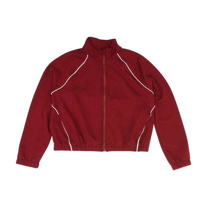 Red Solid Active Jacket