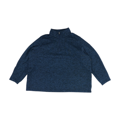 Navy Solid 1/4 Zip Pullover