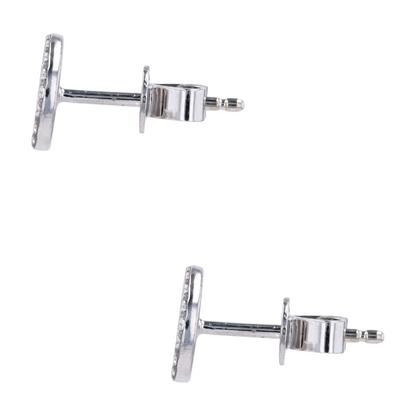 1/10 ctw 14K White Gold Diamond Stud Earrings
