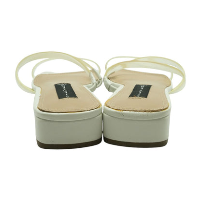 White Flat Sandals