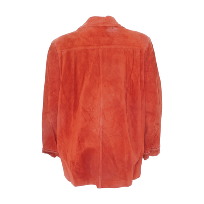 Red Suede Chore Jacket