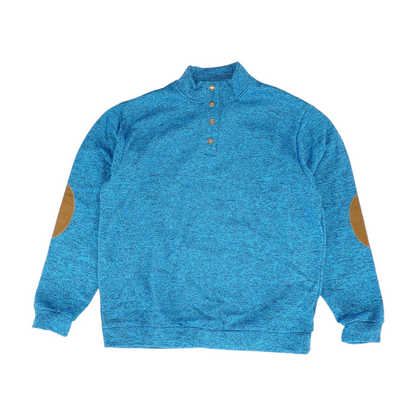 Blue Solid Pullover