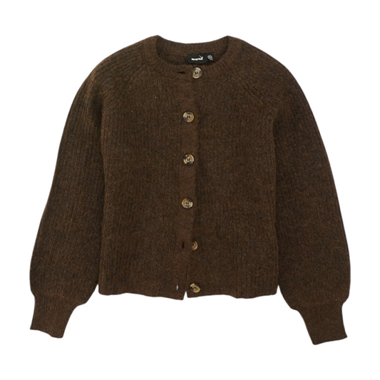 Brown Cardigan Sweater