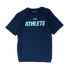 Under Armour Navy Solid Active T-Shirt – Image 1