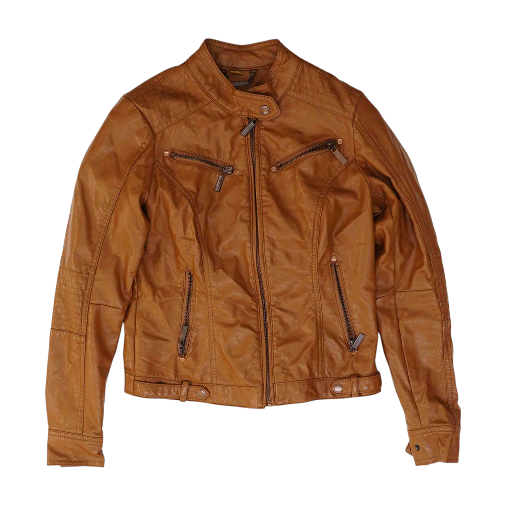 Brown Solid Jacket