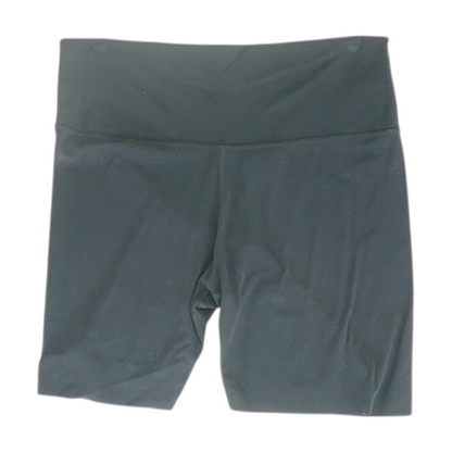 Black Solid Active Shorts
